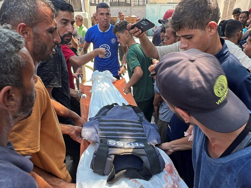 Non piangere la morte dei giornalisti palestinesi