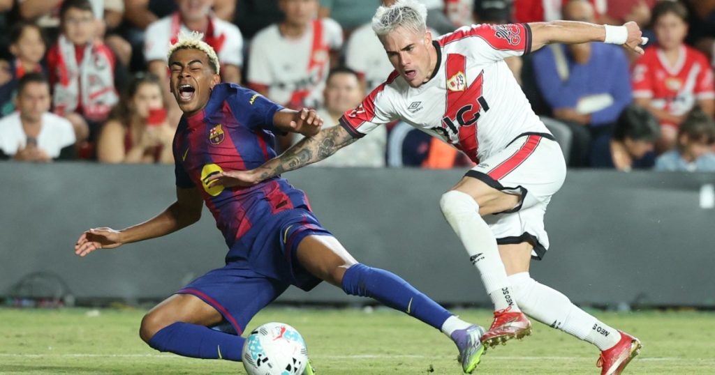 Disegno del Barcellona con Rayo Vallecano a La Liga dopo interruzione VAR