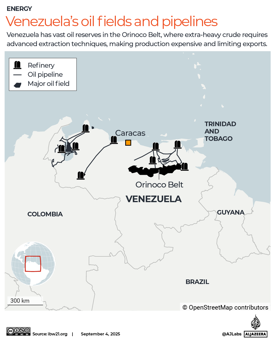 Interattivo - Campi petroliferi in Venezuela e gasdotti -1756997792