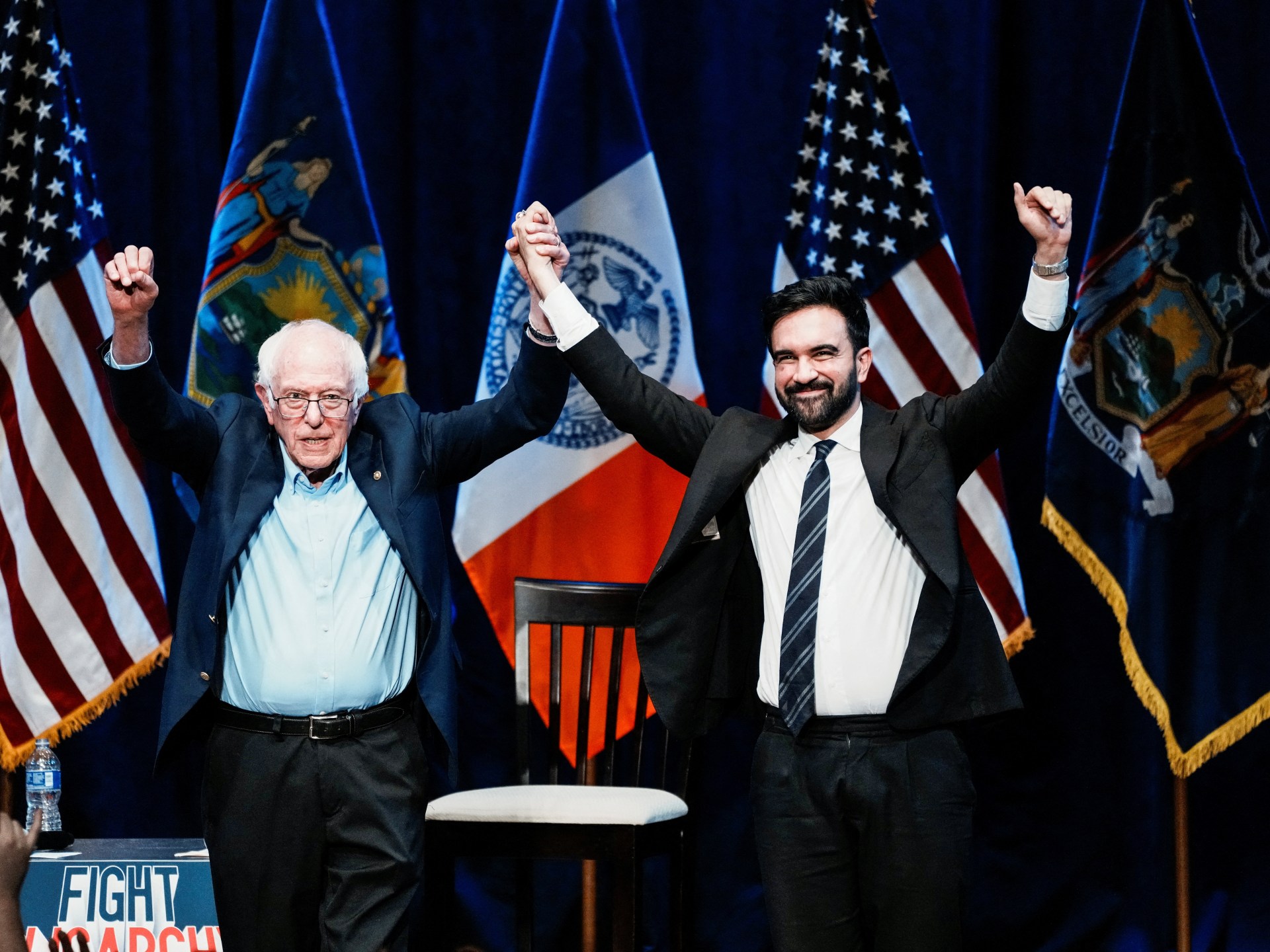 Sanders, Mamdani Rally Progressive elettori mentre la gara del sindaco di New York si intensifica