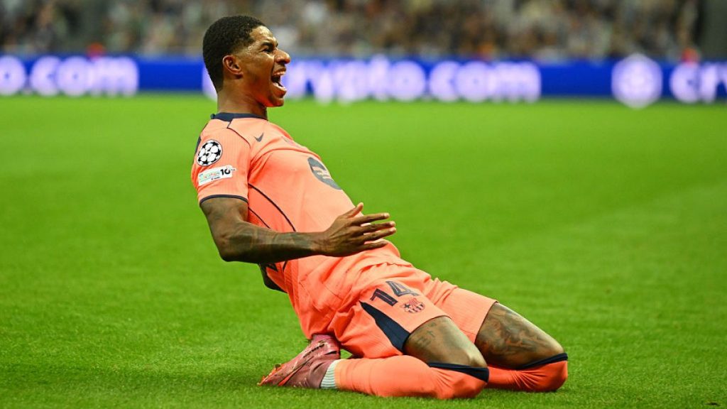 Rashford, Barcellona Down Newcastle per vincere il loro apri della Champions League
