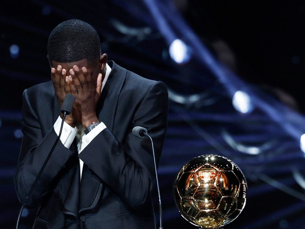 Psg's Dembele batte lo Yamal di Barca a Ballon d'Or, come Bonmati Nets Hat Trick