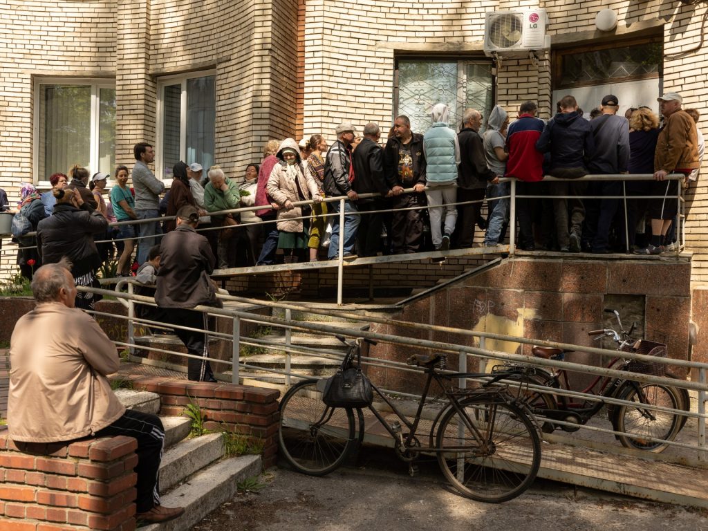 In Ucraina Sloviansk, alcuni stanno abbandonando le simpatie di lunga data per la Russia