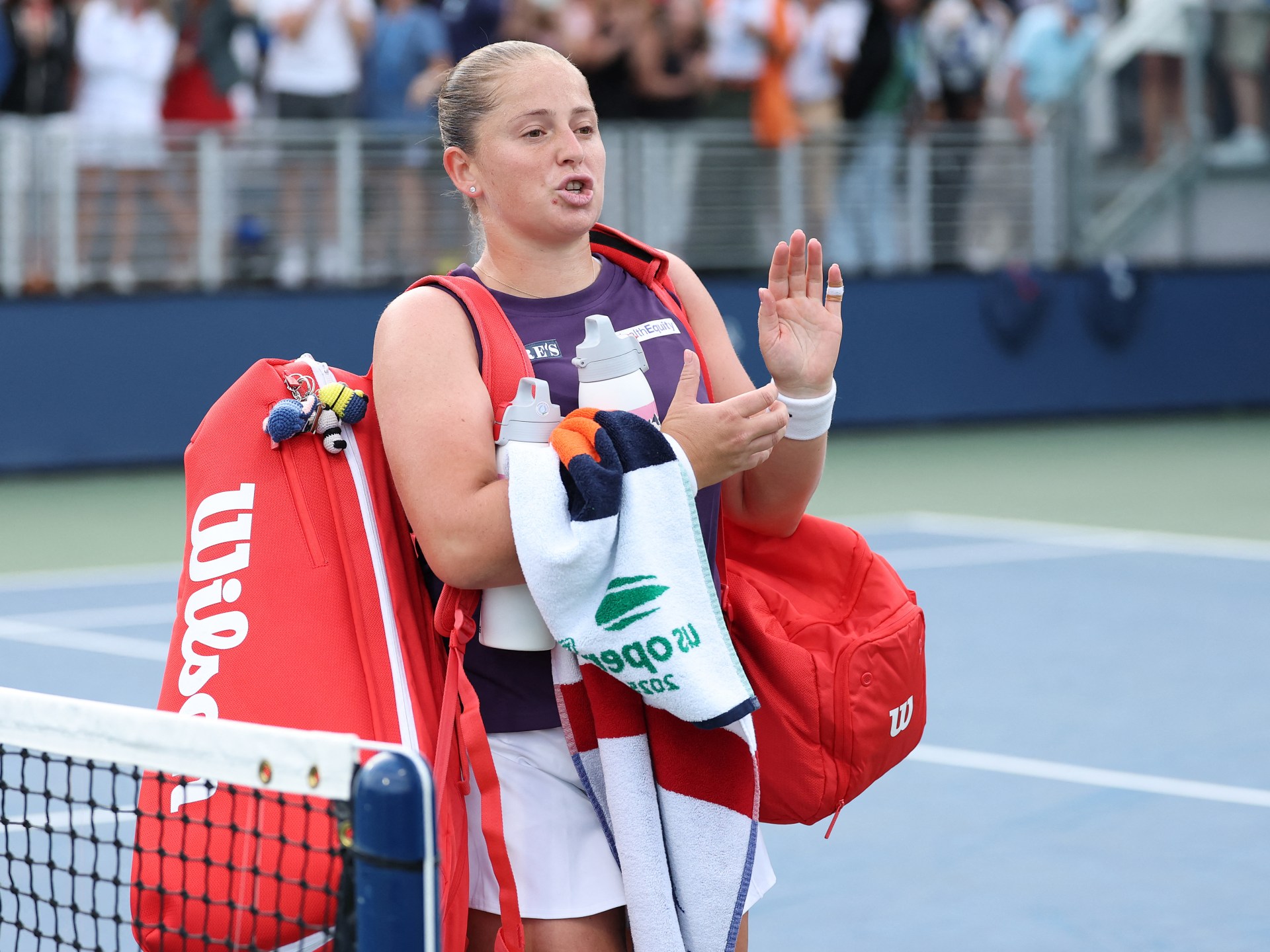 Ostapenko si scusa con Townsend per i commenti di "nessuna educazione"