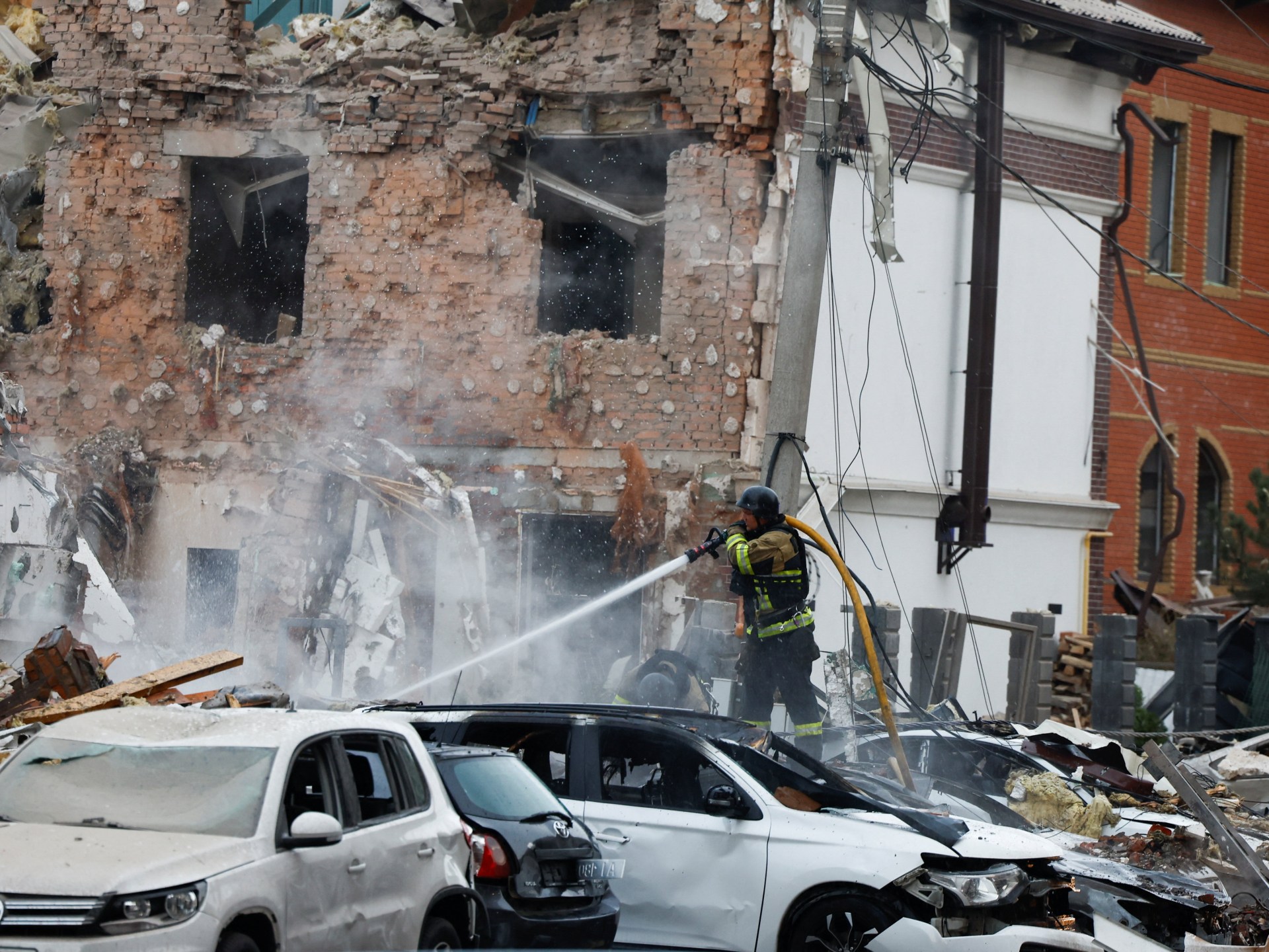 Almeno 4 uccisi nel maggiore drone russo, attacco missilistico al Kiiv dell'Ucraina