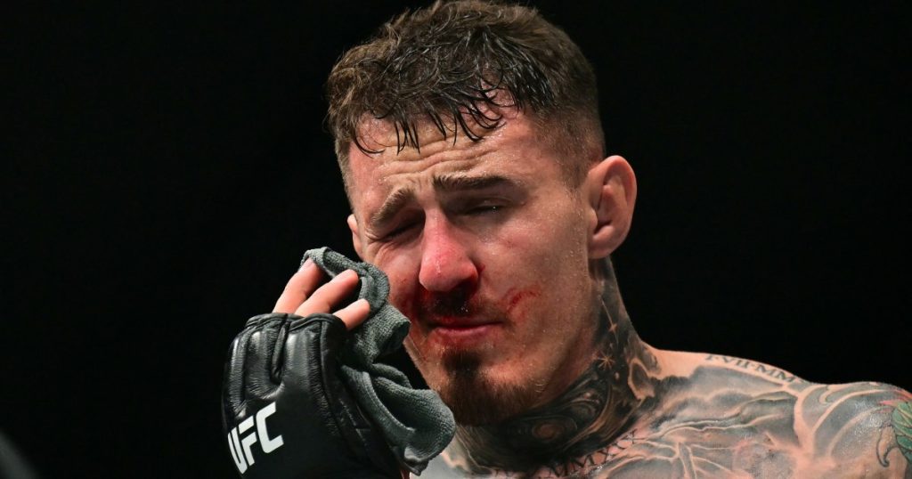 La lotta per il titolo Aspinall-Gane UFC 321 ha stabilito che non c'era gara dopo aver colpito l'occhio