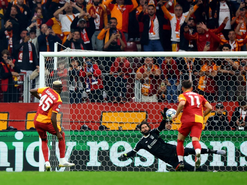 Galatasaray ha battuto Liverpool 1-0 in Rauco Champions League Clash