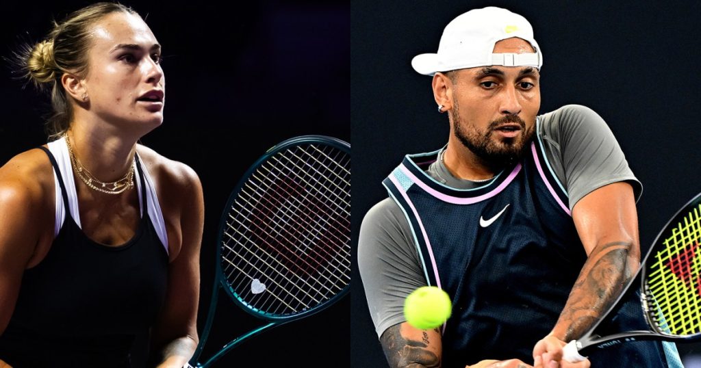 Sabalenka affronterà Kyrgios nella partita di tennis "Battaglia dei sessi".