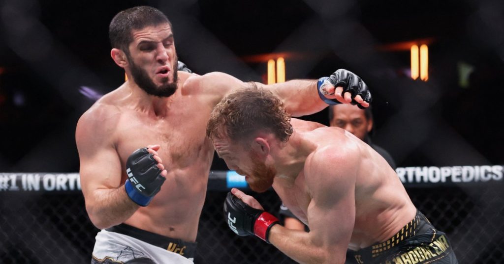 Makhachev domina Della Maddalena e vince la cintura dei pesi welter UFC