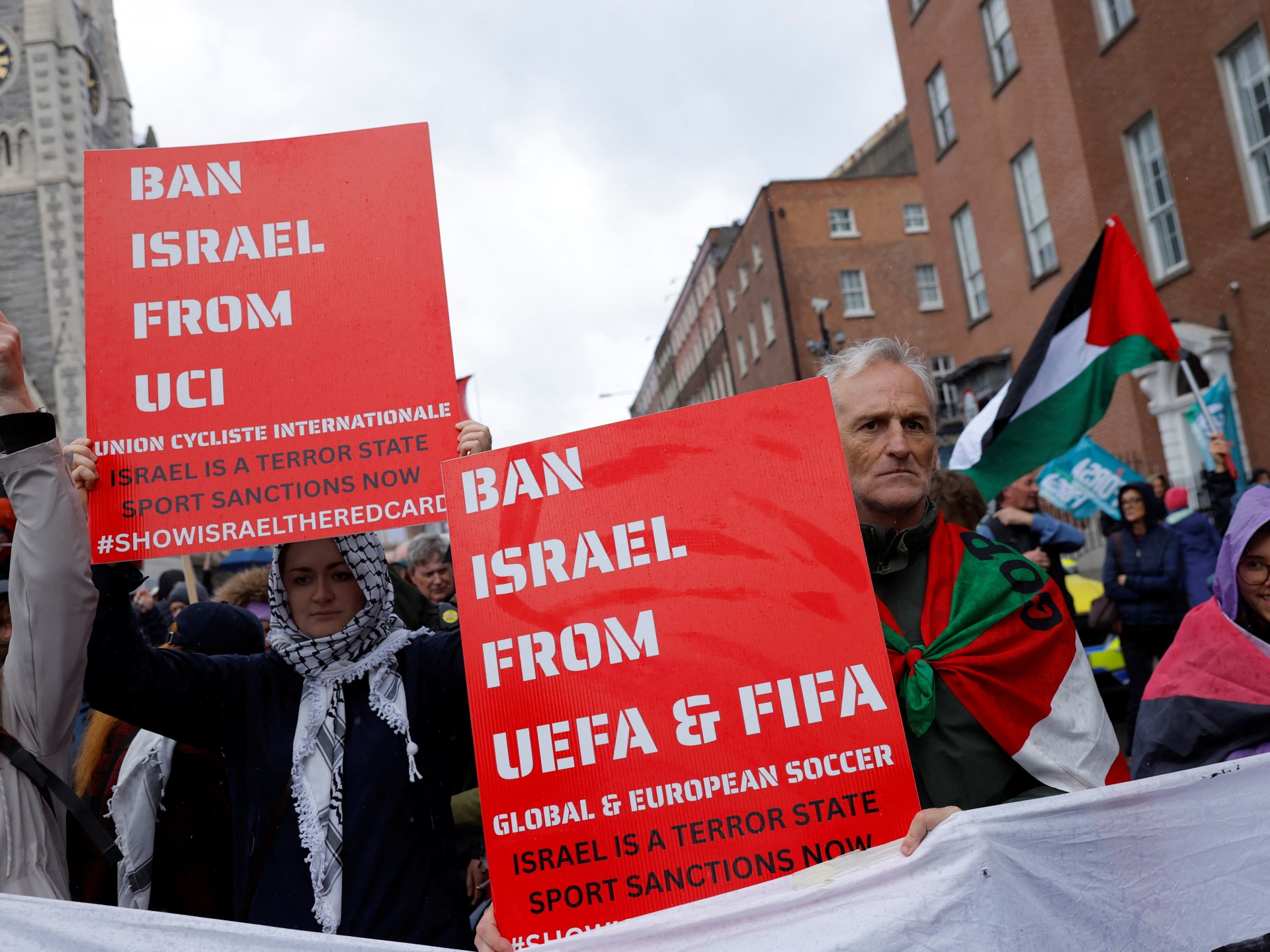 L'organismo calcistico irlandese sostiene a stragrande maggioranza la richiesta di squalifica di Israele dalla UEFA