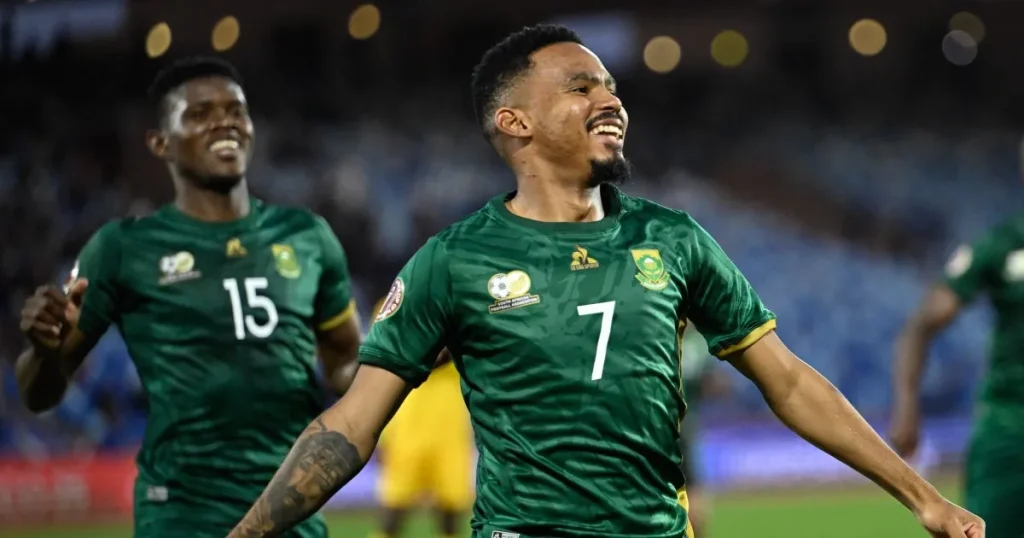 Il Sudafrica batte 3-2 lo Zimbabwe e si aggiudica un posto a eliminazione diretta per l'AFCON 2025