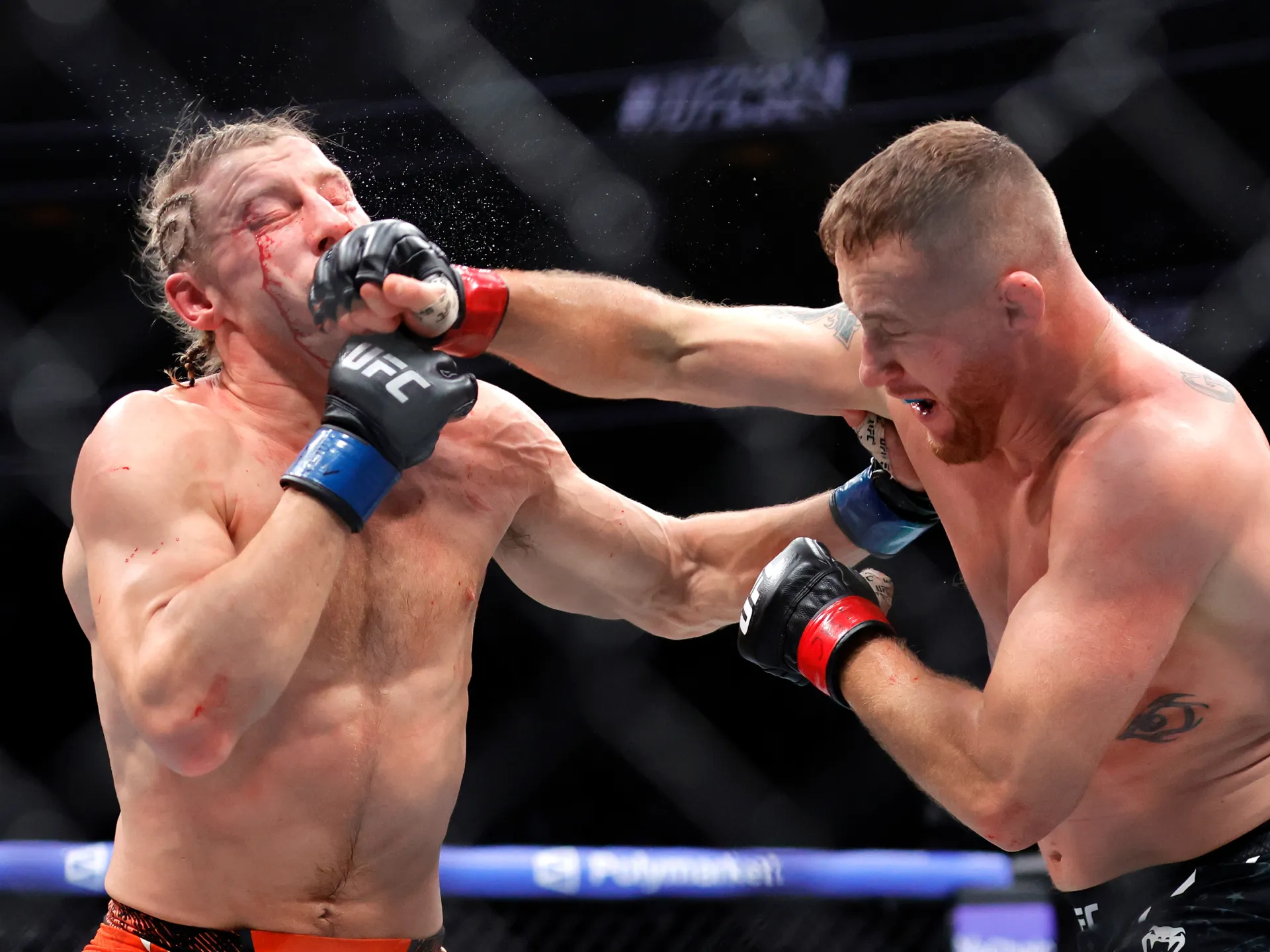 Gaethje batte Pimblett per vincere il titolo provvisorio dei pesi leggeri a UFC 324