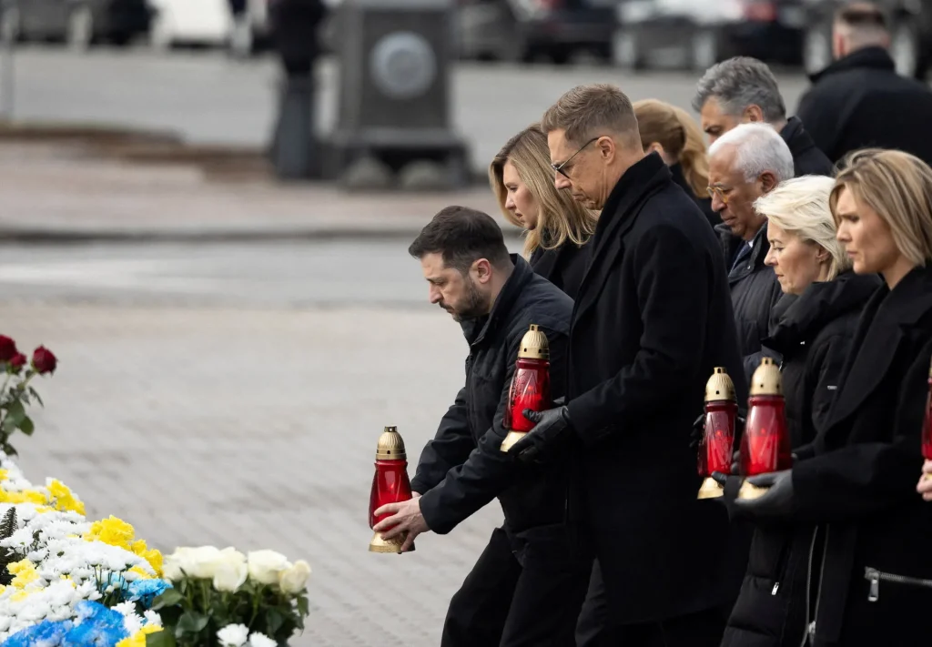 La Russia “non ha vinto” mentre la guerra in Ucraina entra nel quinto anno, dice Zelenskyj