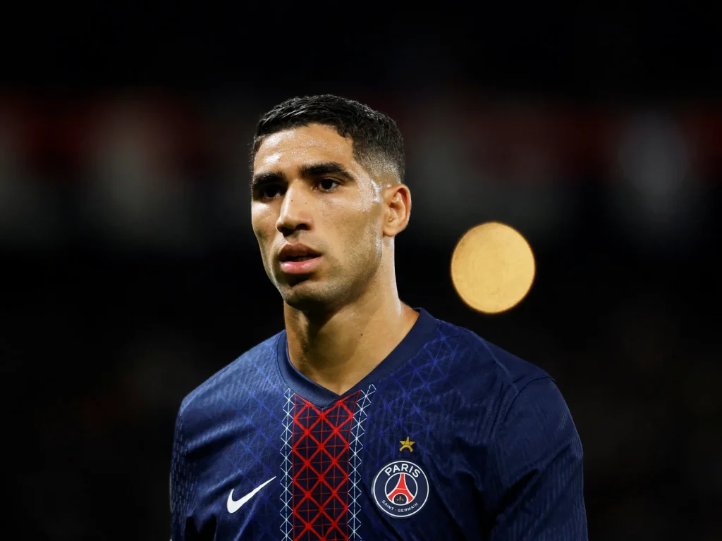 Achraf Hakimi, stella del PSG, sarà processato per stupro