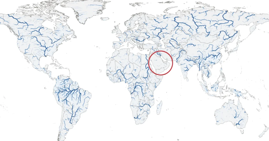 Quanta acqua del Golfo proviene da impianti di desalinizzazione?