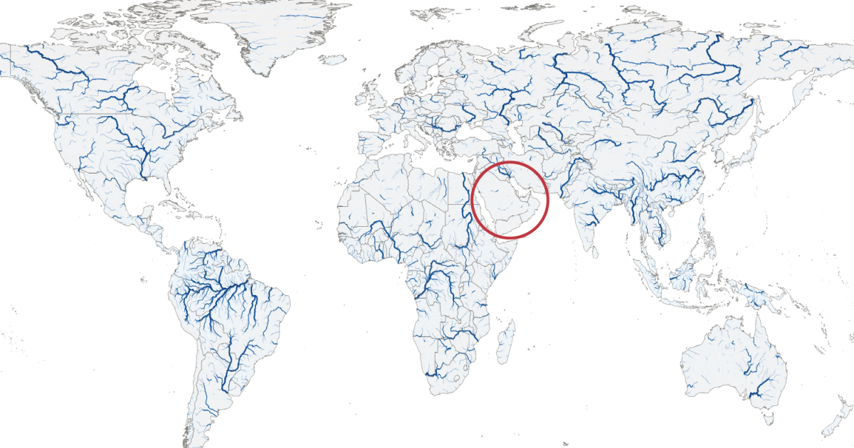 Quanta acqua del Golfo proviene da impianti di desalinizzazione?