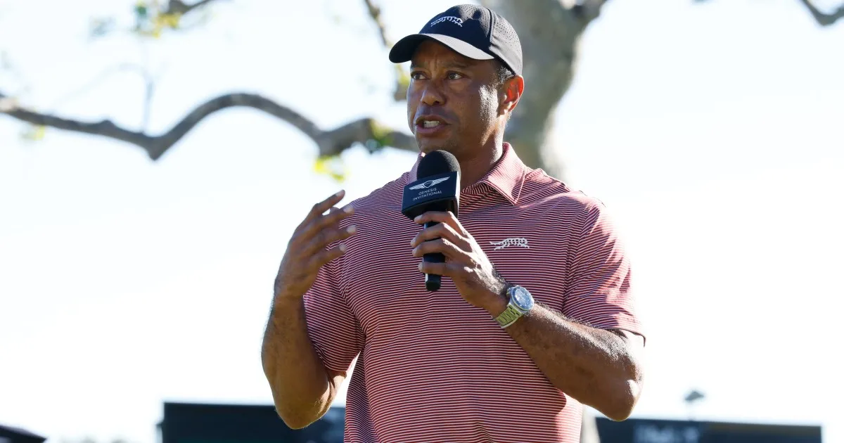 Tiger Woods osserva il ritorno dei Masters con una partita di golf competitiva al TGL