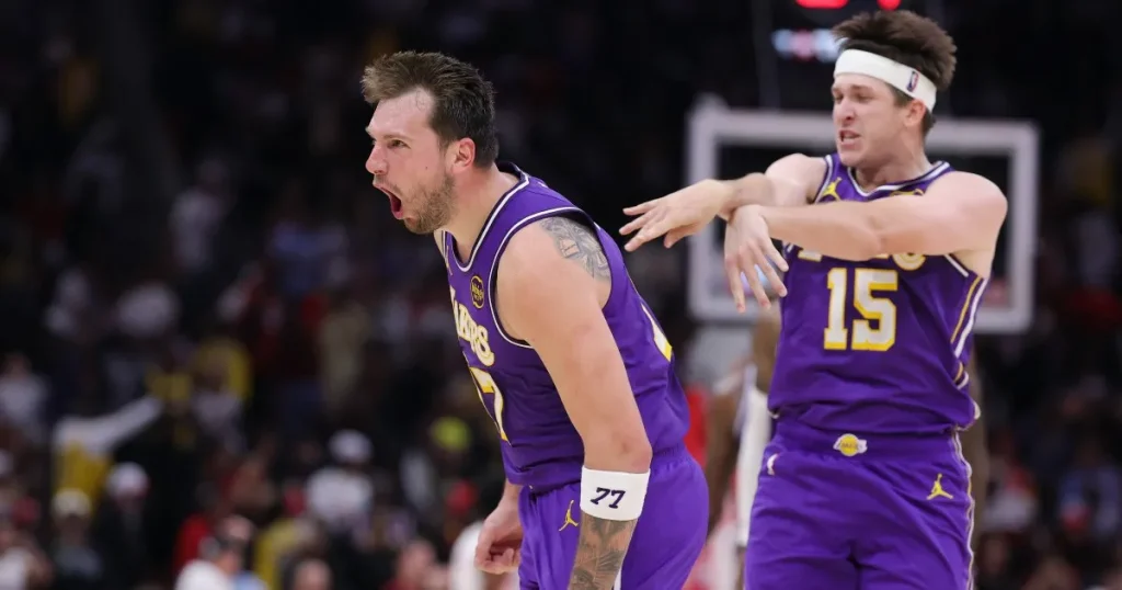 Luka Doncic segna 40 punti mentre i Lakers sconfiggono i Rockets in NBA