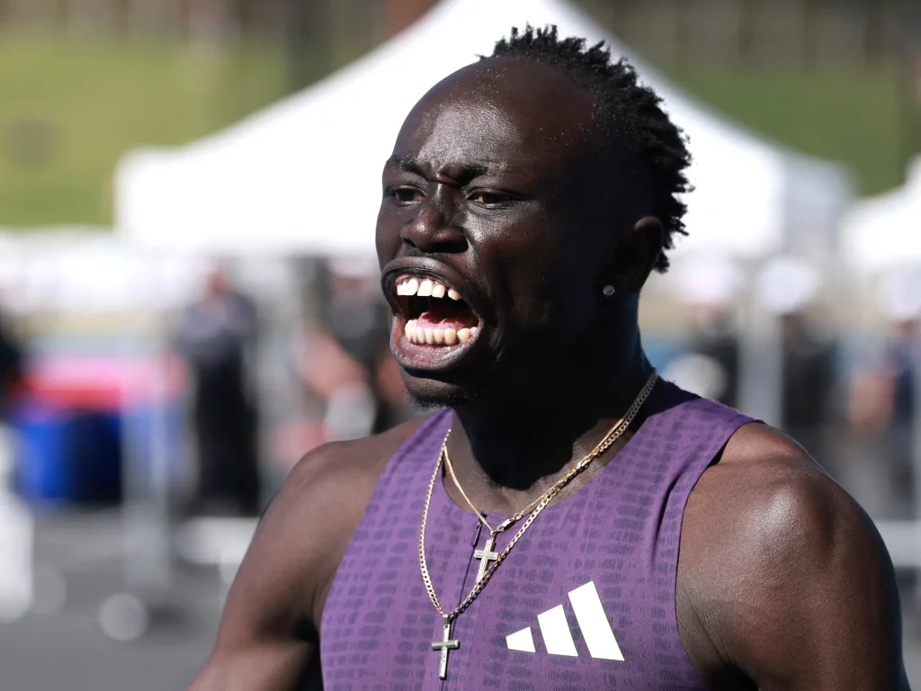 La giovane star dello sprint Gout riesce a vincere i 200 metri in 19,67 secondi