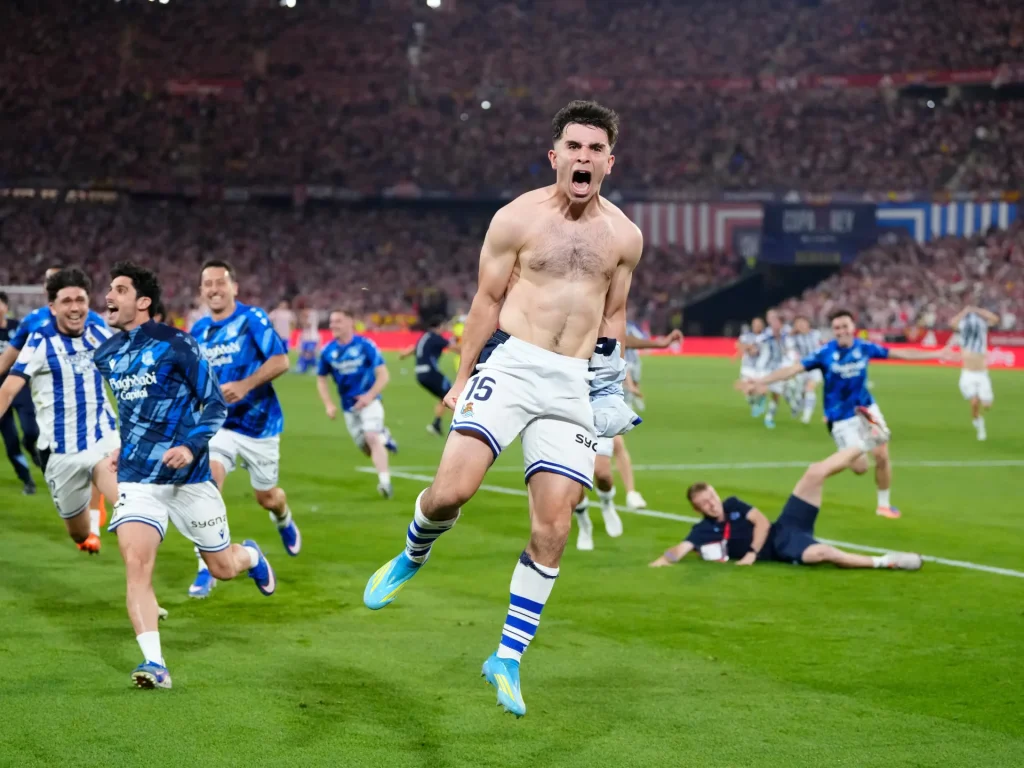 La Real Sociedad ha sconvolto l'Atletico Madrid aggiudicandosi il quarto titolo di Copa del Rey