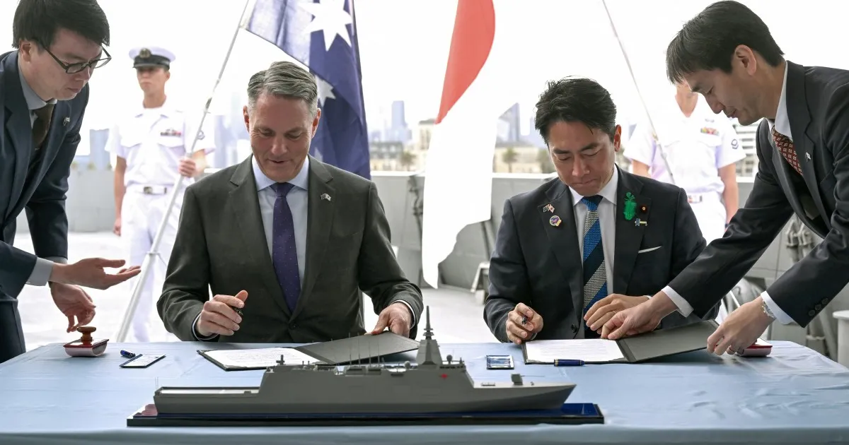 Australia e Giappone firmano contratti per navi da guerra da 7 miliardi di dollari