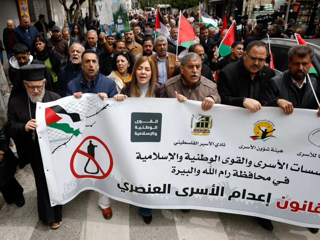 La legge israeliana sulla pena di morte non riguarda l'esecuzione dei palestinesi