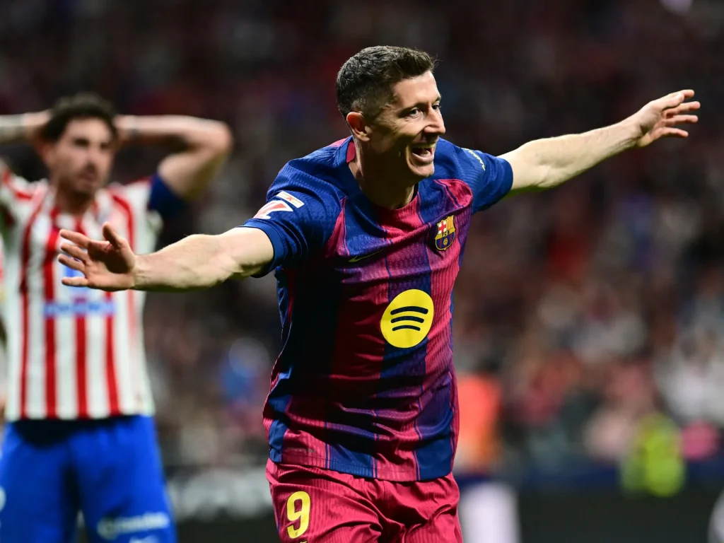 Lewandowski rivendica la vittoria finale della Liga per il Barcellona in casa dell'Atletico