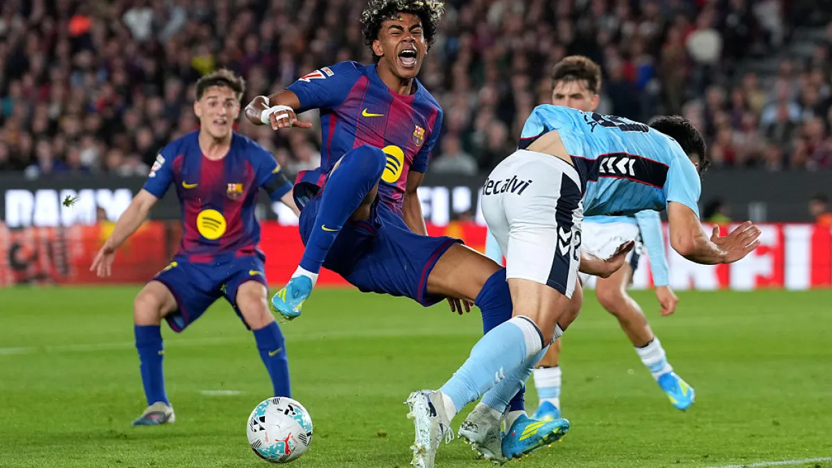 Yamal segna ma si infortuna mentre il Barcellona batte il Celta e ripristina il vantaggio della Liga
