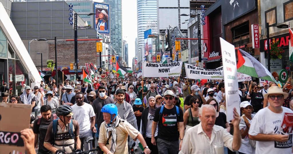 Il Canada sta usando i suoi confini per vigilare sulla solidarietà con la Palestina