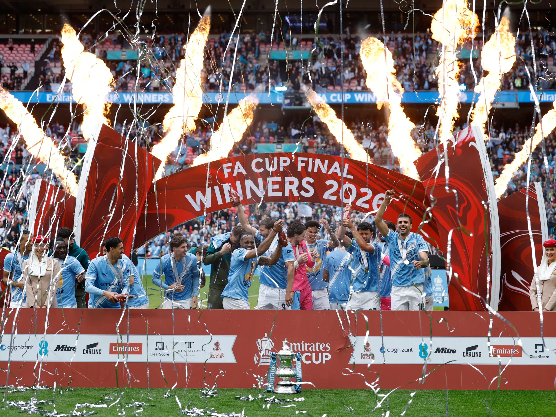 Il Manchester City ha battuto il Chelsea nella finale di FA Cup per mantenere vivo il sogno del Triplete