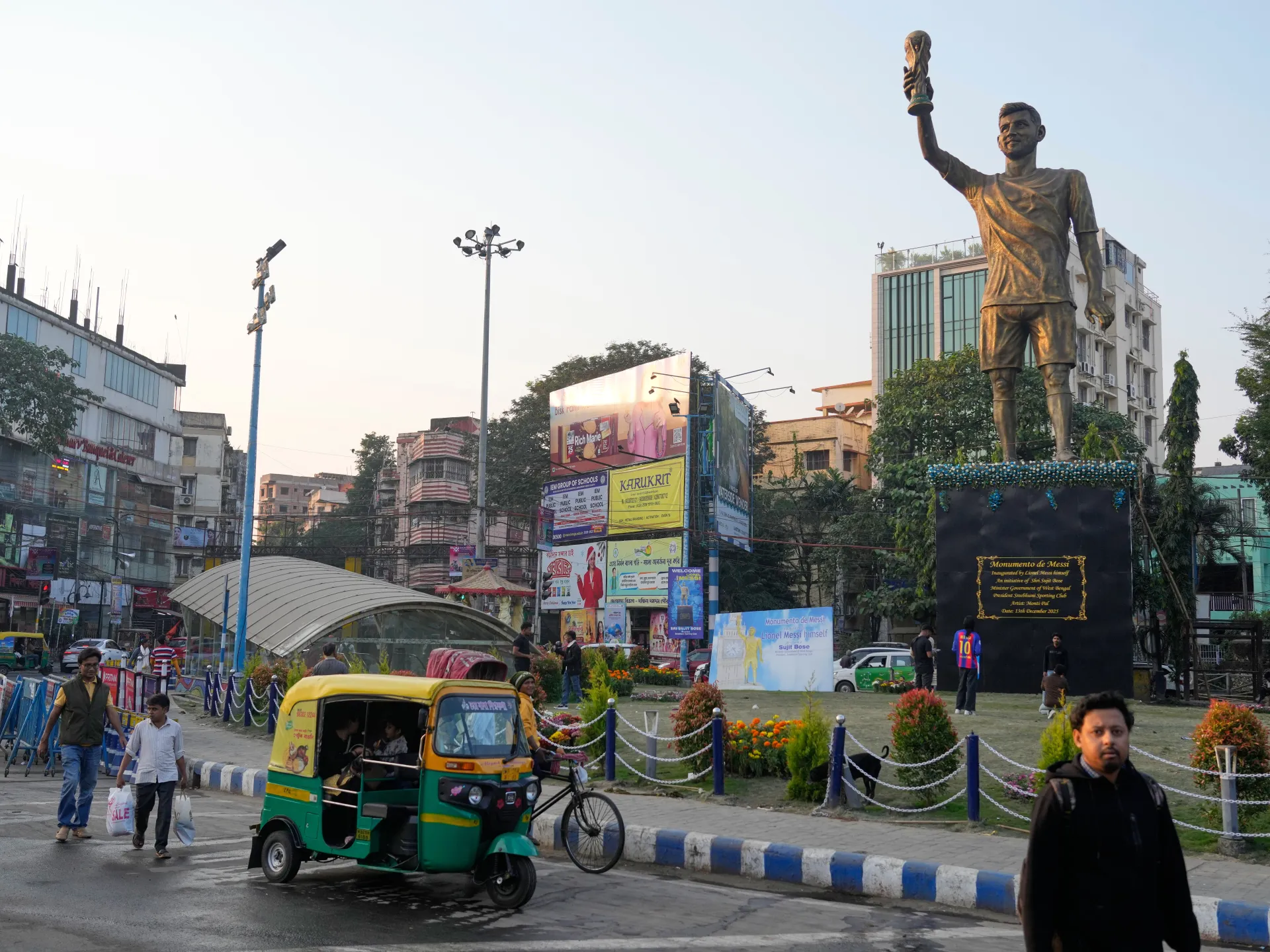 La statua GOAT di Messi in India verrà rimossa per motivi di sicurezza