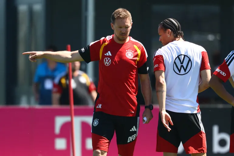 Julian Nagelsmann reagisce.