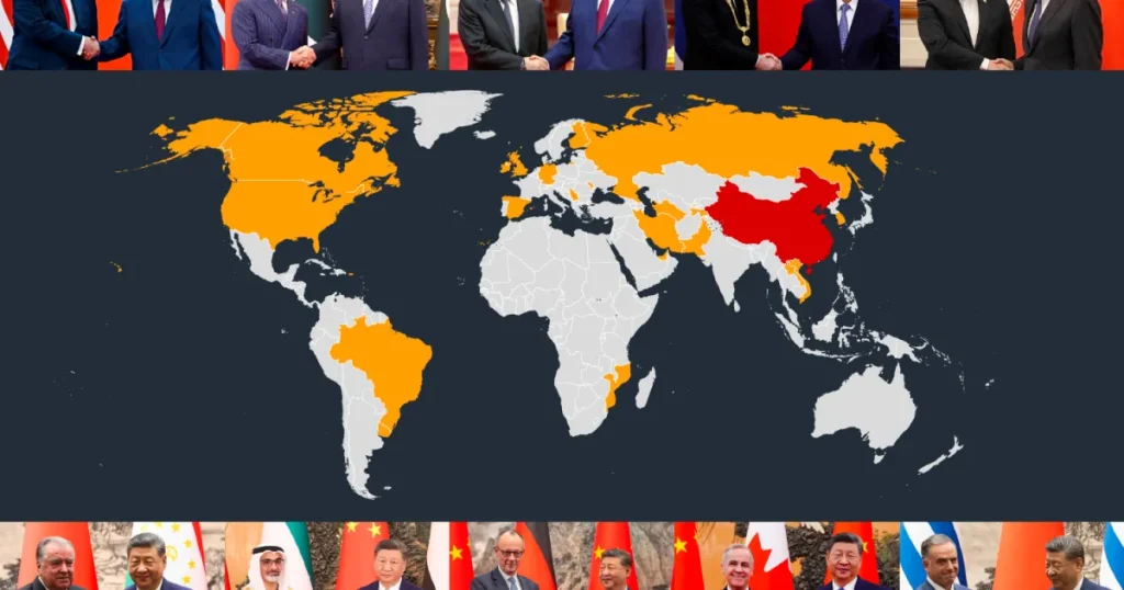 Tutti i leader mondiali che hanno visitato la Cina nel 2026 in un grafico