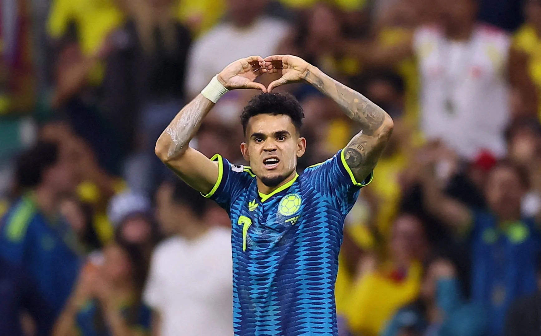 Luis Diaz, la Colombia batte l'Uzbekistan, debuttante ai Mondiali 2026