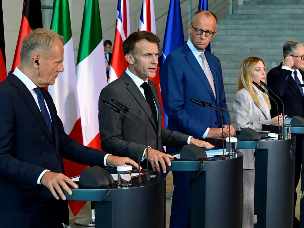 I massimi leader europei assicurano un “forte” sostegno all’Ucraina in vista del vertice NATO