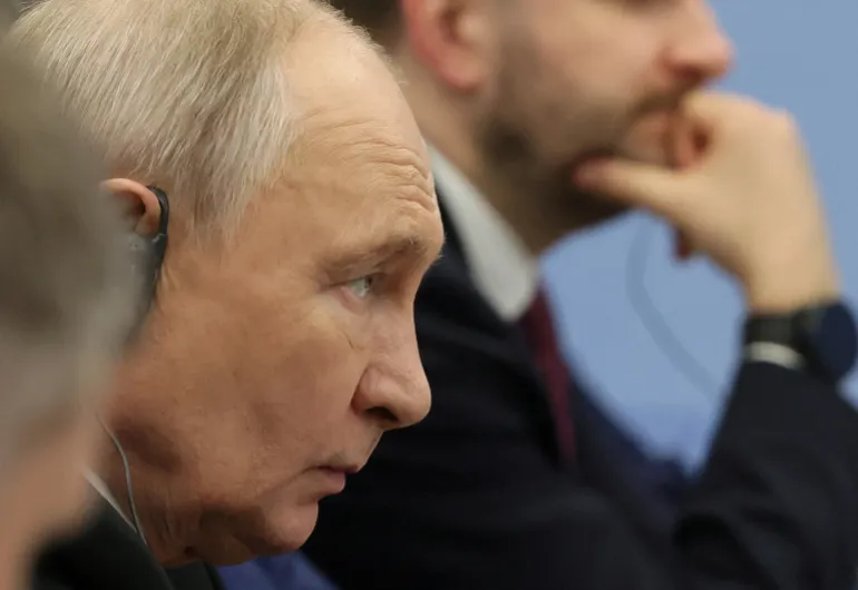 Il presidente russo Vladimir Putin partecipa a un incontro con il primo ministro di Timor Est Kay Rala Xanana Gusmao a margine del vertice Russia-ASEAN tenutosi a Kazan, Russia, il 18 giugno 2026. REUTERS/Anastasia Barashkova/Pool IMMAGINI TPX DEL GIORNO