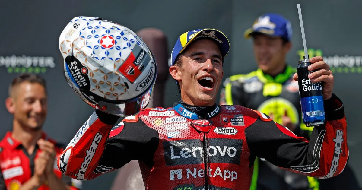 Marc Marquez vince la MotoGP ceca, accorcia il gap titolo dal leader Bezzecchi