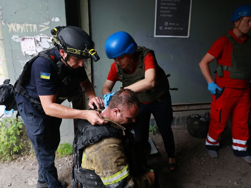 Tre morti durante gli attacchi commerciali tra Ucraina e Russia nella notte