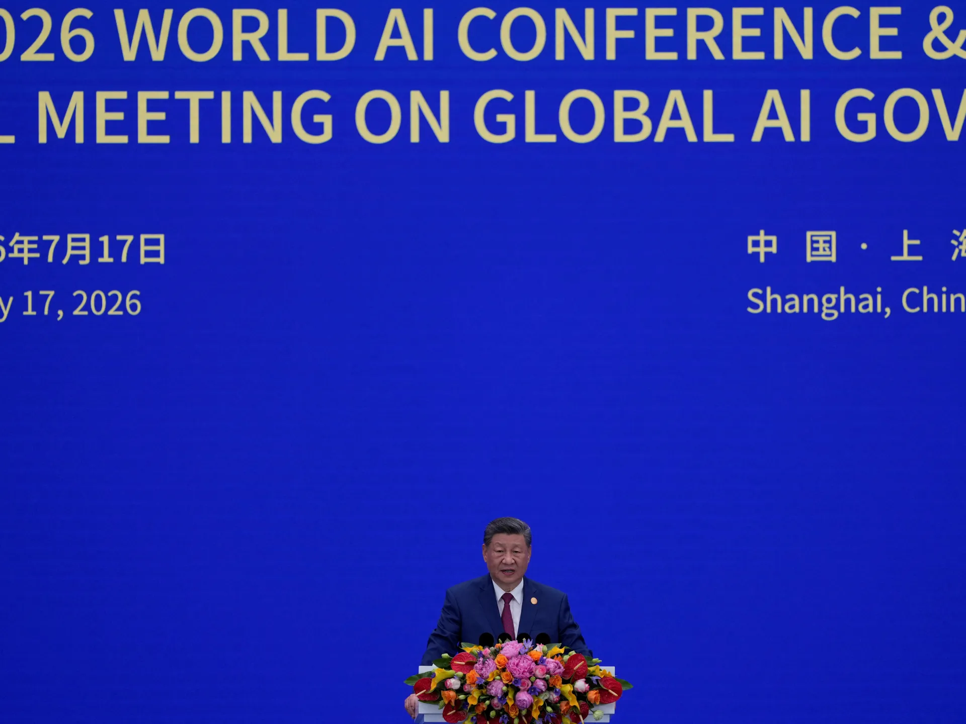 Il cinese Xi afferma che l’intelligenza artificiale “non dovrebbe essere l’esibizione solista di un singolo paese”