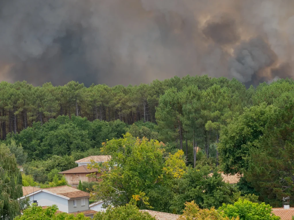 Gli incendi in Francia costringono all’evacuazione di oltre 20.000 persone dalla città turistica