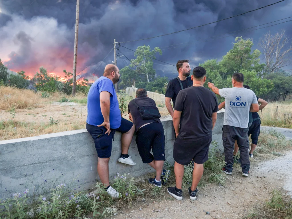 La Grecia spera nei satelliti a ricerca di calore per prevedere gli incendi