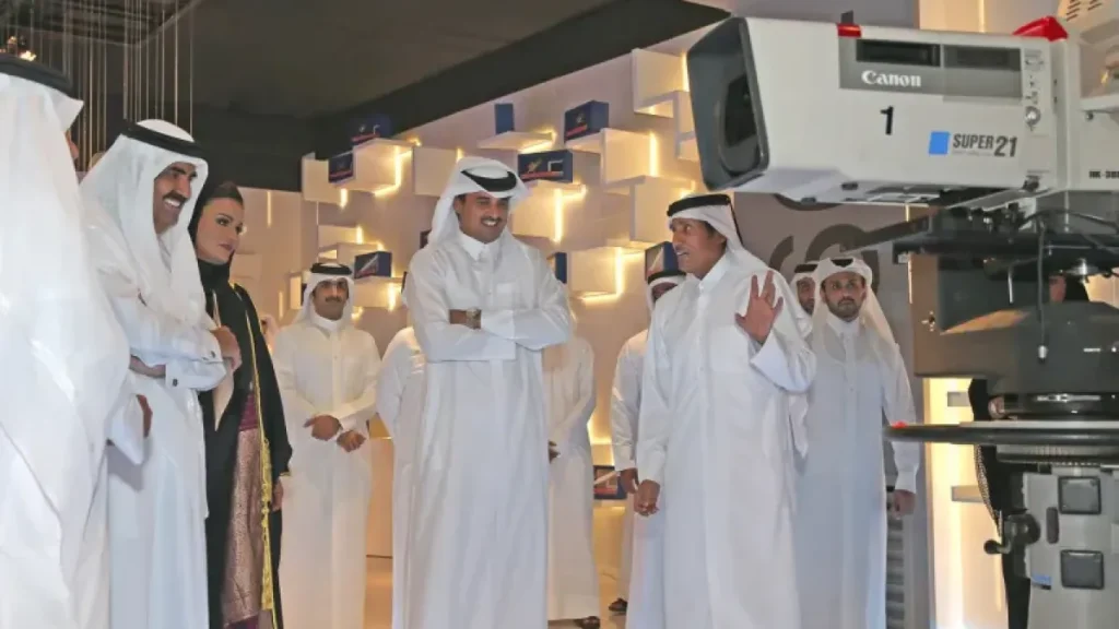 Sheikh Hamad bin Khalifa Al Thani e Al Jazeera