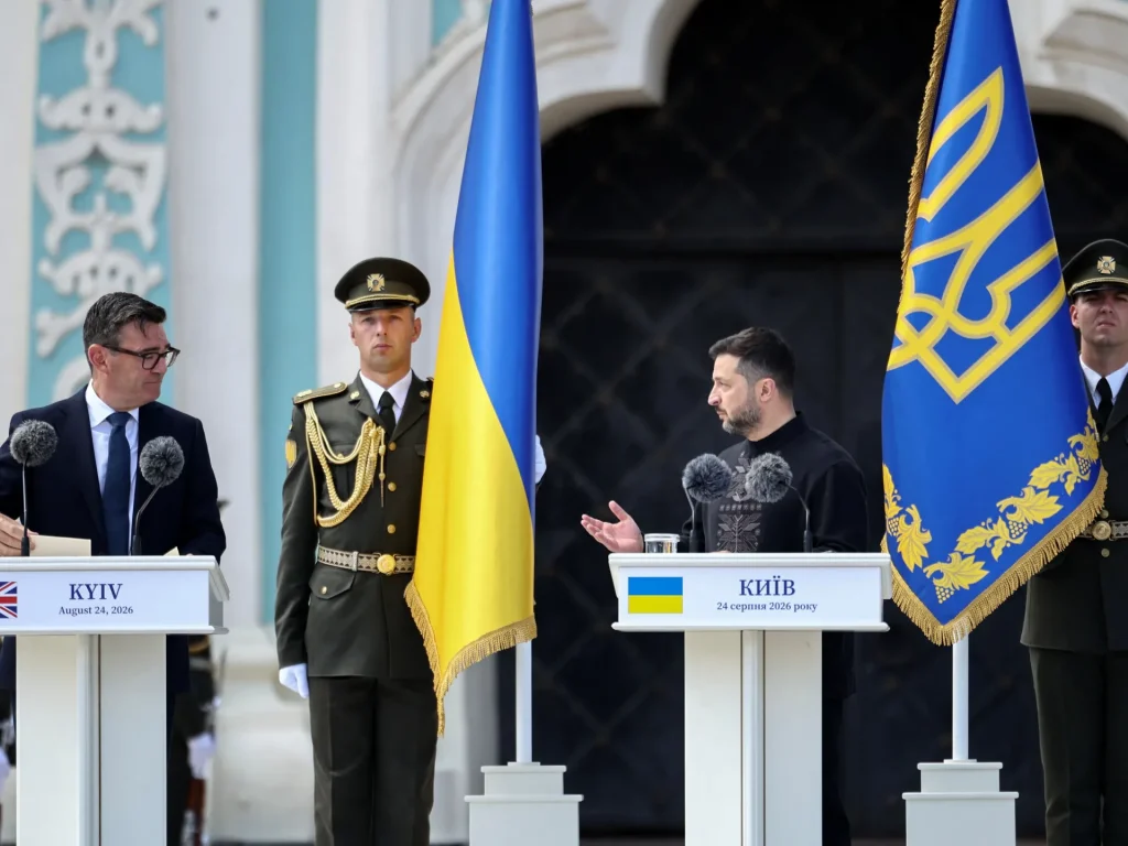 Gli alleati dell’Ucraina si riuniscono a Kiev mentre Zelenskyj cerca un potenziamento della difesa aerea