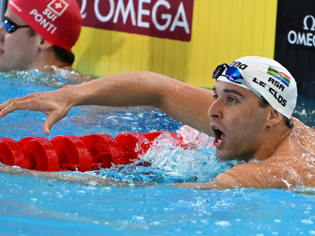 Le Clos del Sud Africa afferma che la casa è stata distrutta durante la corsa ai record del Commonwealth