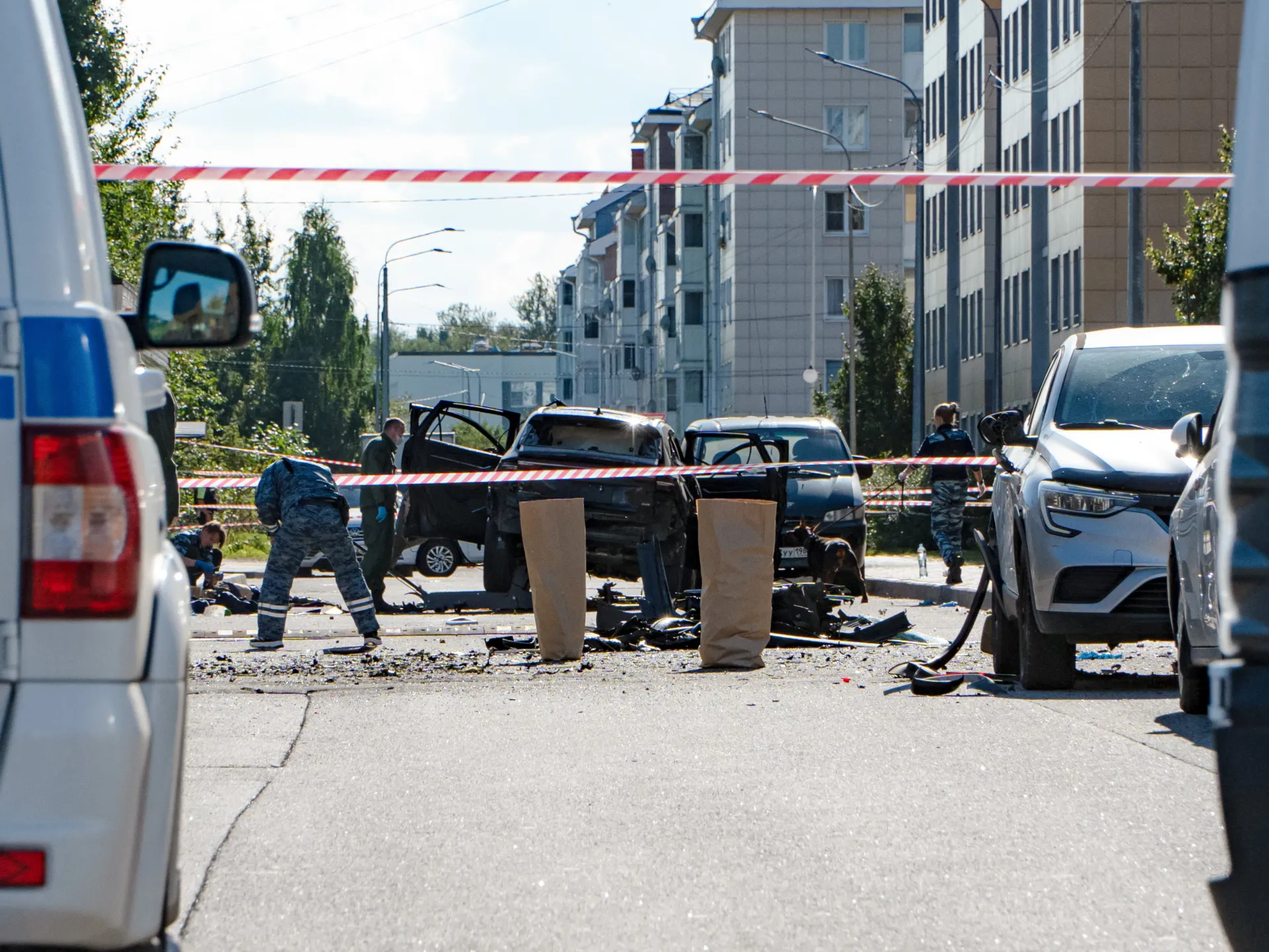 Militare russo ucciso nell'esplosione di un'auto a San Pietroburgo