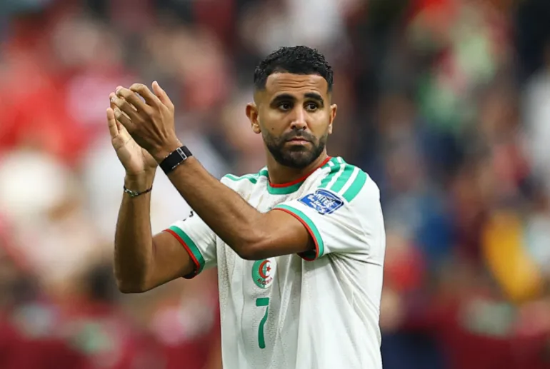 Riyad Mahrez dell'Algeria dopo l'eliminazione dai Mondiali