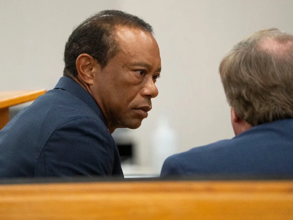 Tiger Woods si dichiara colpevole di guida spericolata e ritira la patente