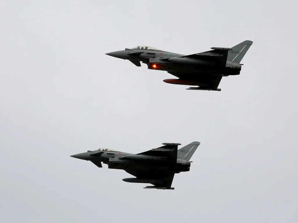 Aereo della NATO abbatte un presunto drone russo sulla Lituania