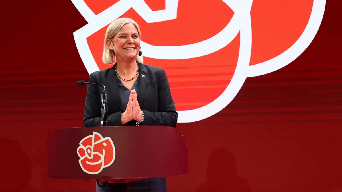 Il leader dell'opposizione di sinistra svedese inizia i tentativi per formare un governo