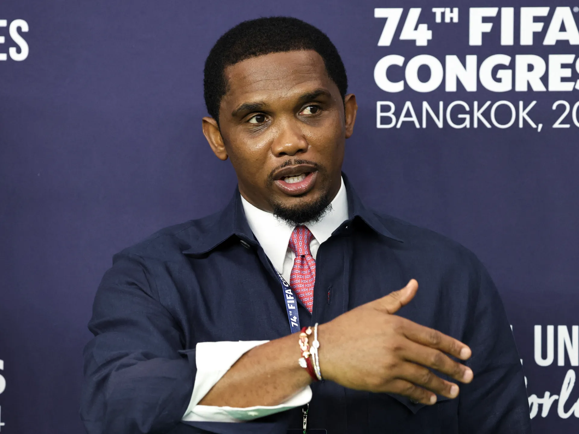 Eto'o invita le federazioni calcistiche africane a sostenere il presidente della FIFA Infantino